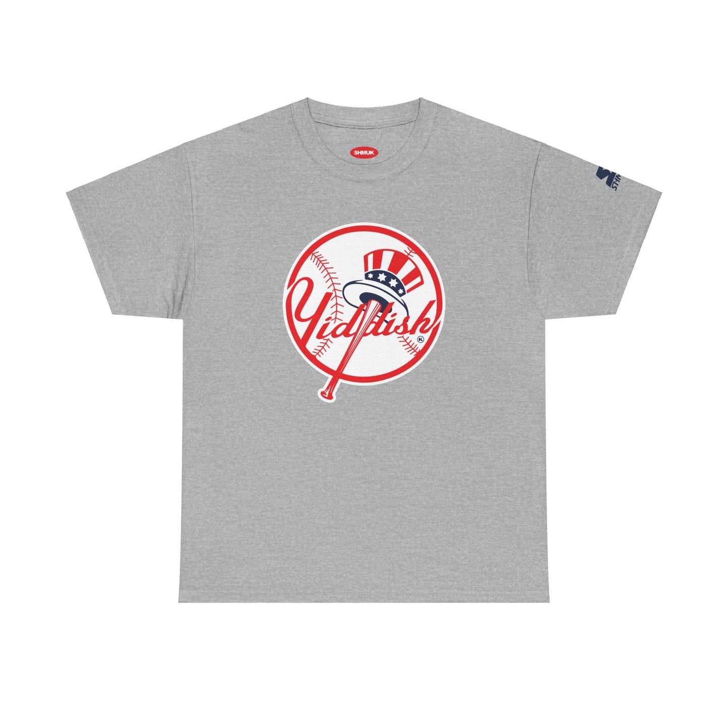 NY Yiddish Tee Grey